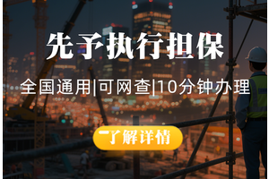 先予执行担保
