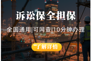 诉讼保全担保