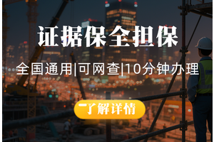 证据保全担保
